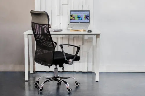 Sillon Mesh Ejecutivo Respaldo Alto Silla Escritorio Baires4 Color Negro