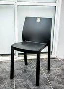 Combo 6 Sillas Paris Negro Mascardi Plastico Exterior