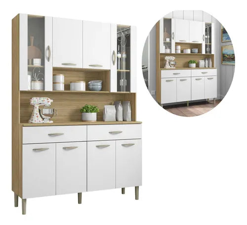 Aparador Kit Cocina Modular Alacena Bajo Mesada! Pintura Uv