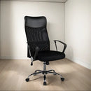 Sillon Mesh Ejecutivo Respaldo Alto Silla Escritorio Baires4 Color Negro