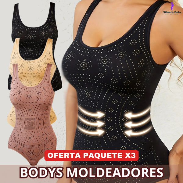 OFERTA LIMITADA! PAQUETE X 3 BODYS MOLDEADORES SIEMPRE BELA